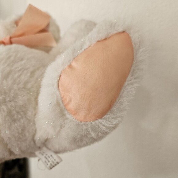 VTG Cape Craftsmen White Bunny Rabbit Plush Vinyl Face Wind-Up NOT WORKING Read - Picture 16 of 16